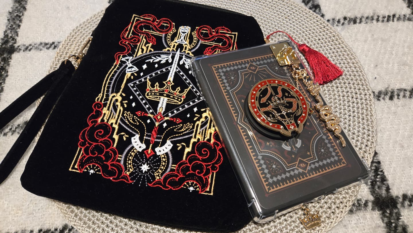 Customer photo review of Serpents & Swords eReader Sleeve - Black