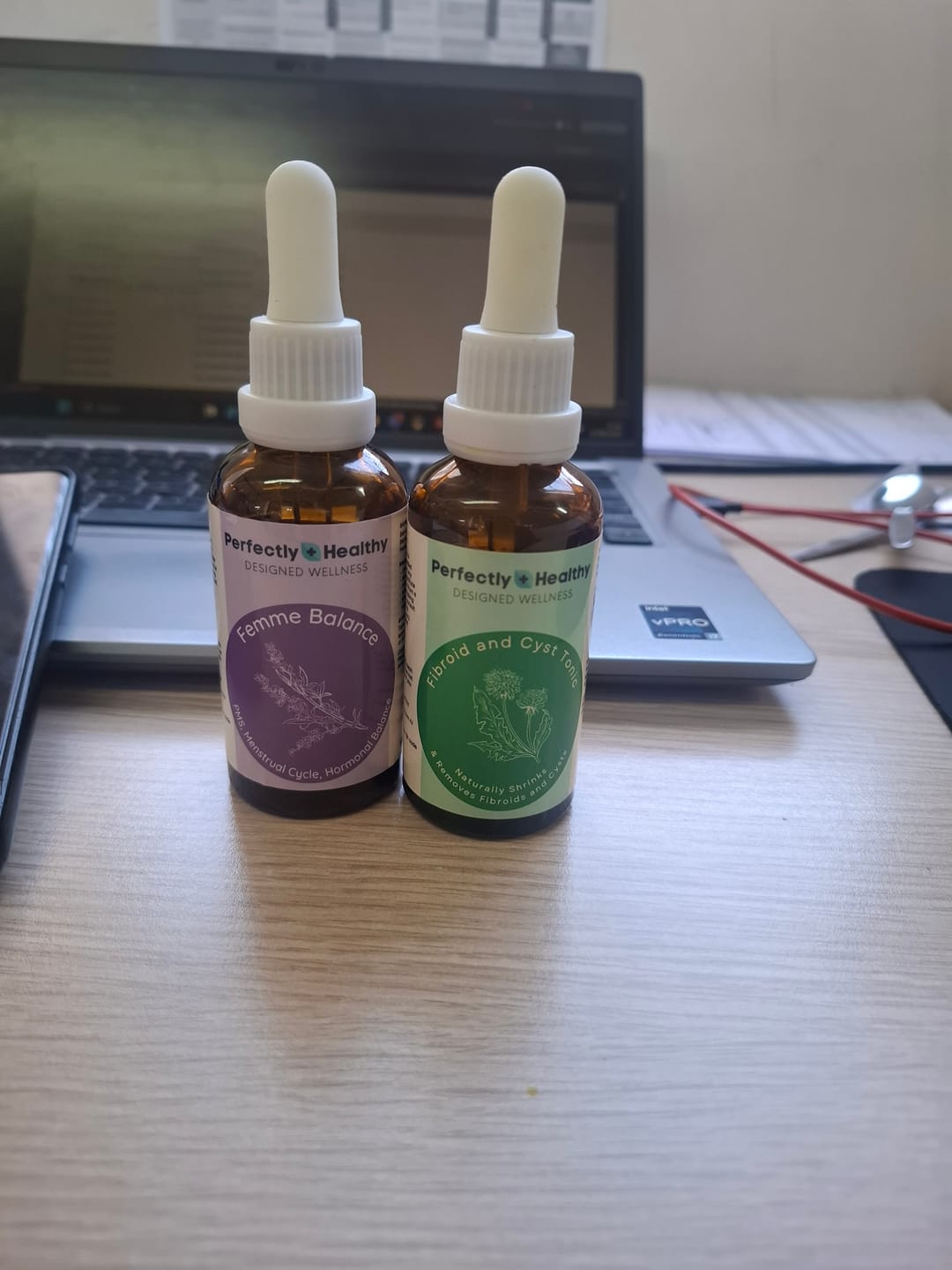 Customer photo review of Fibroid & Hormonal Balance Combo