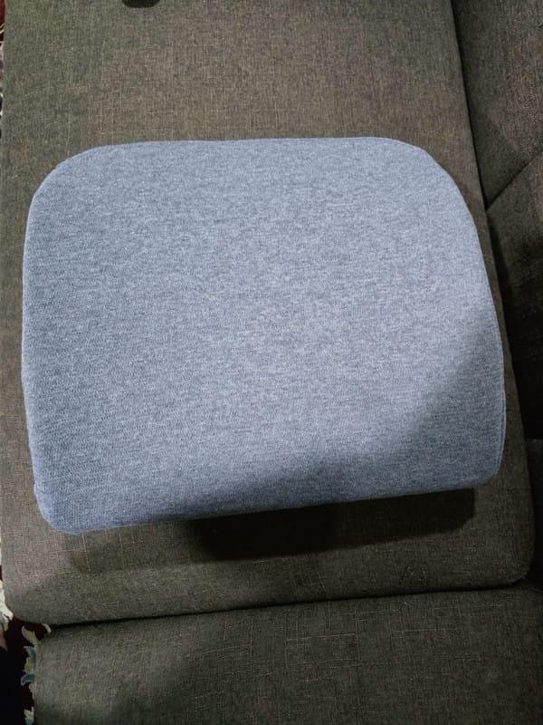 Customer photo review of Getha Guardian Lumbar Support Latex Cushion