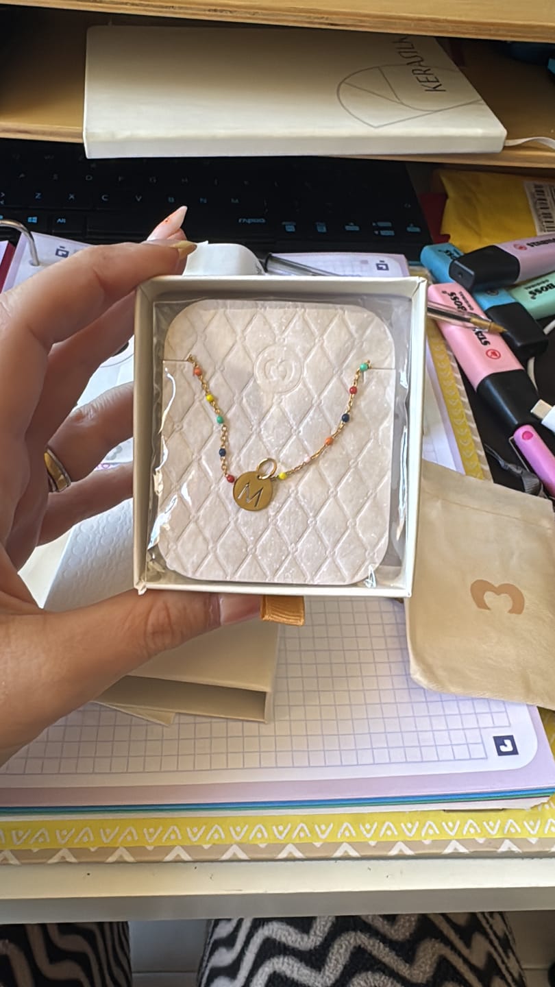 Customer photo review of Cajita Joyas - Nude Beige