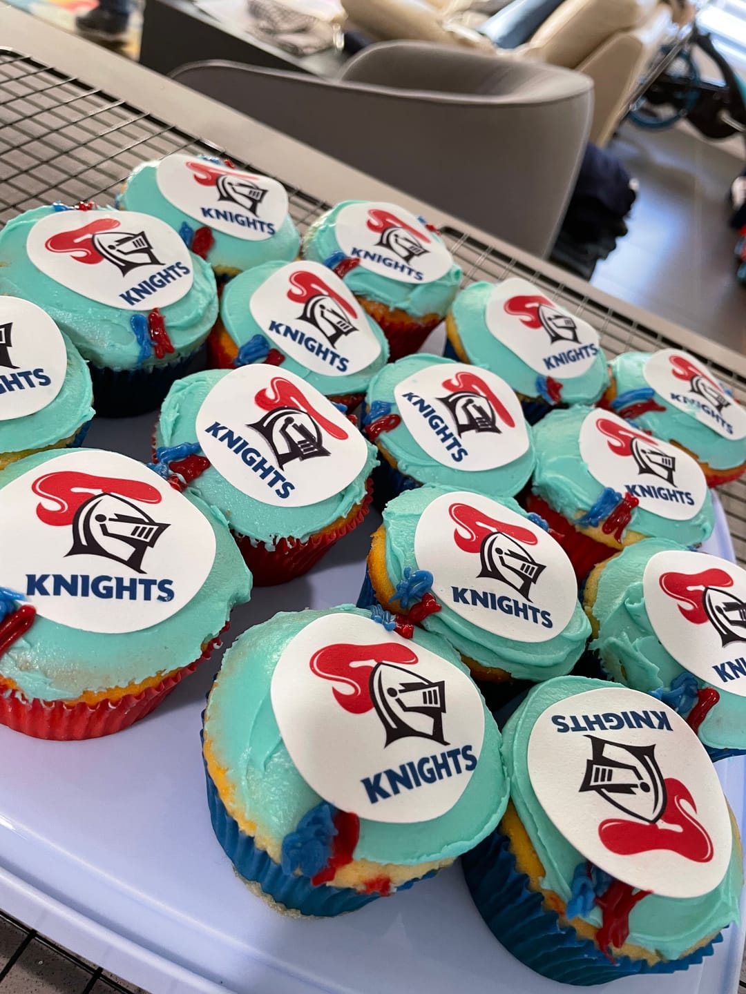 Customer photo review of Newcastle Knights NRL Club - Edible Icing Images