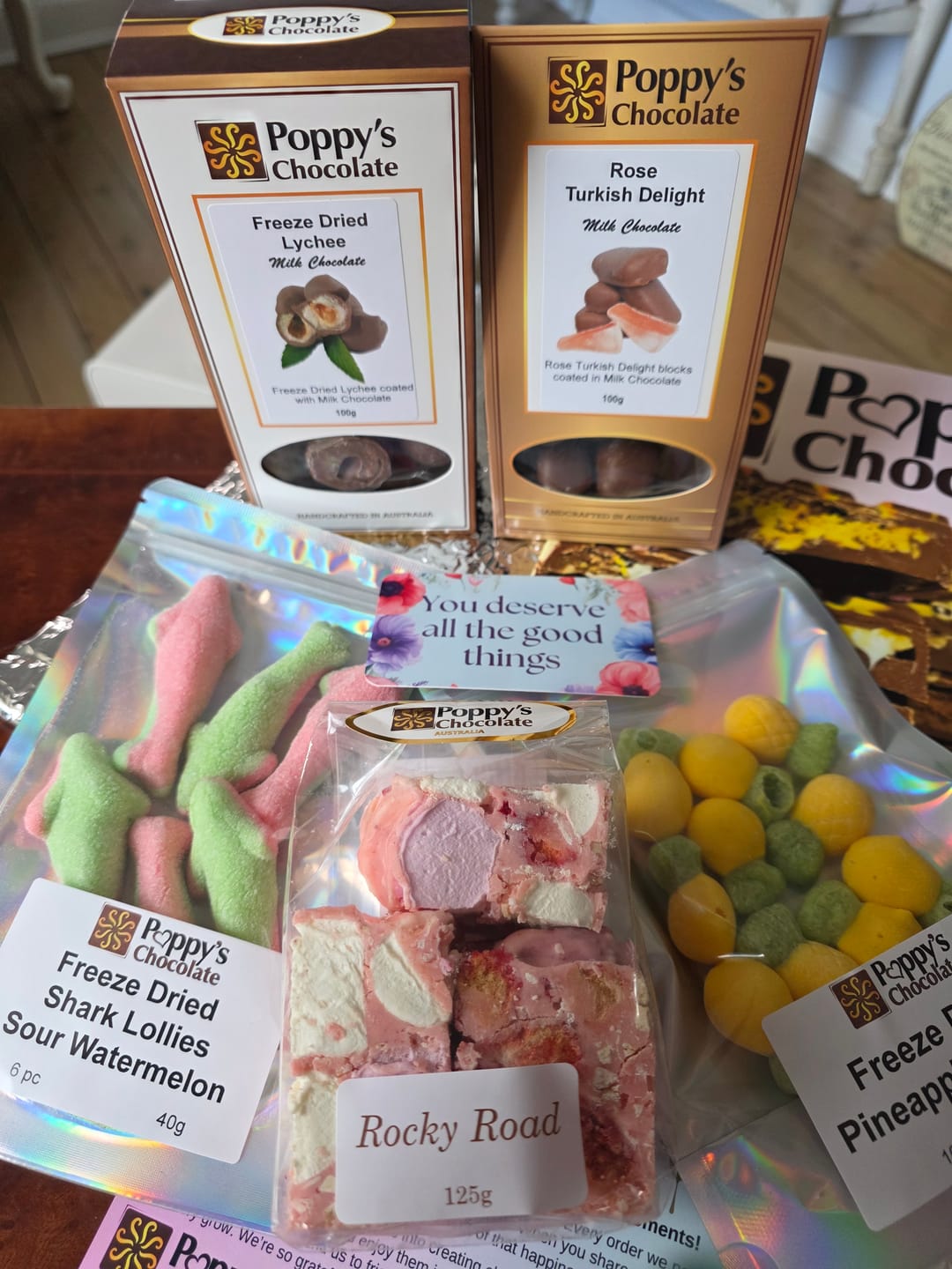 Customer photo review of Freeze Dried Pineapple Lollies