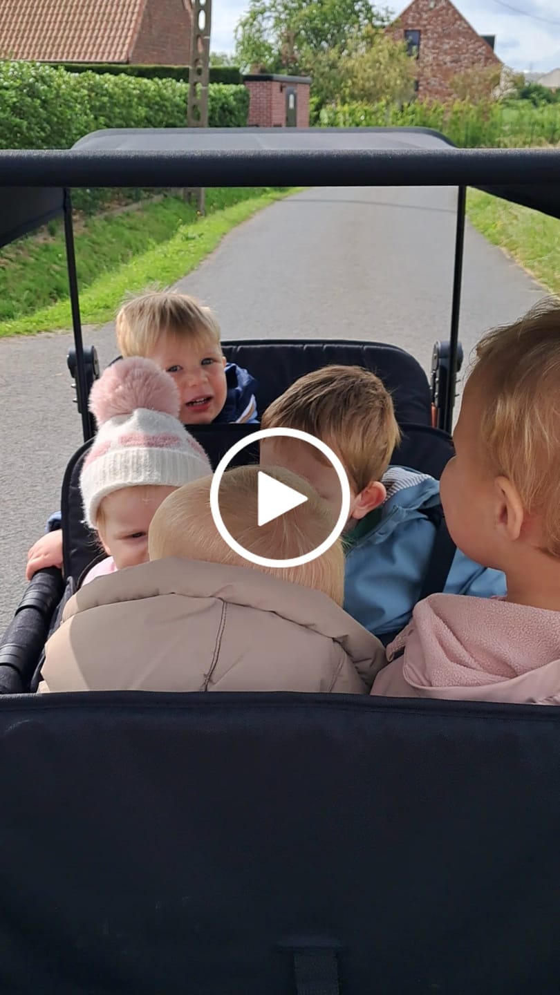 Customer video review of P-Series Luxe 6-zits kinderkar
