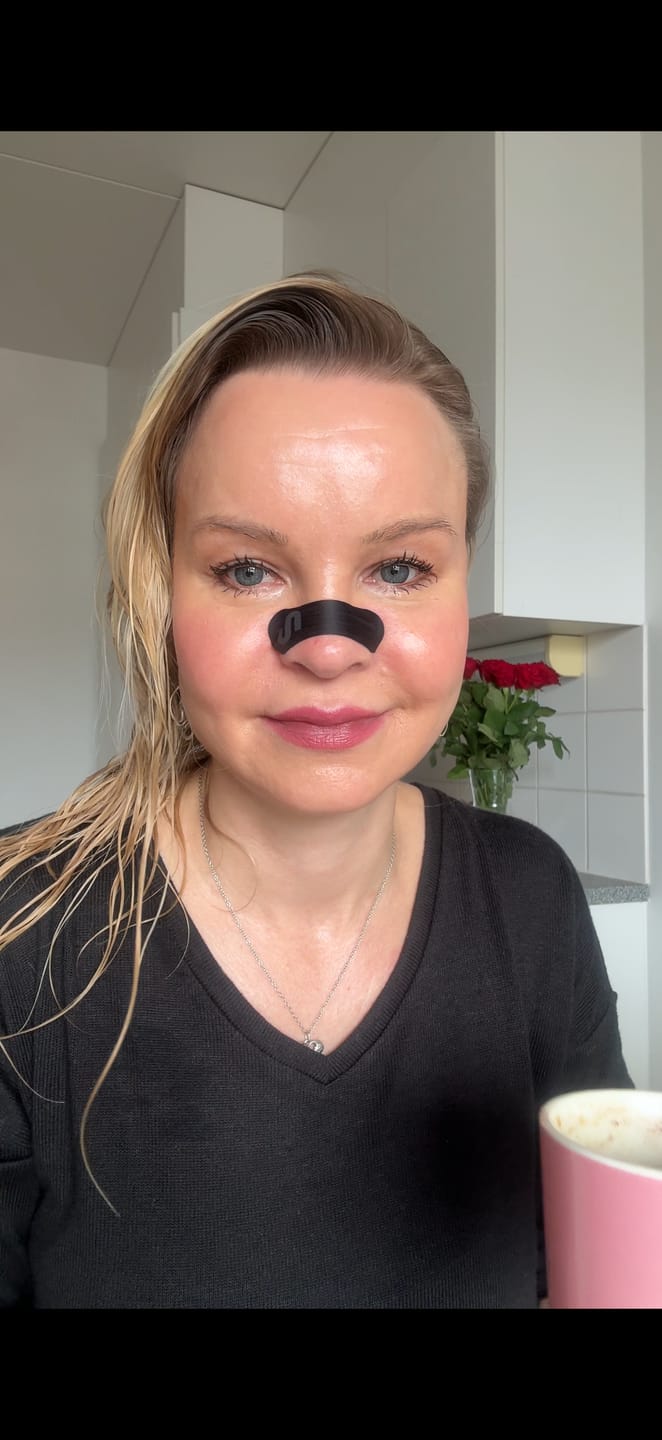 Customer photo review of Nuku Active Nasal Strips