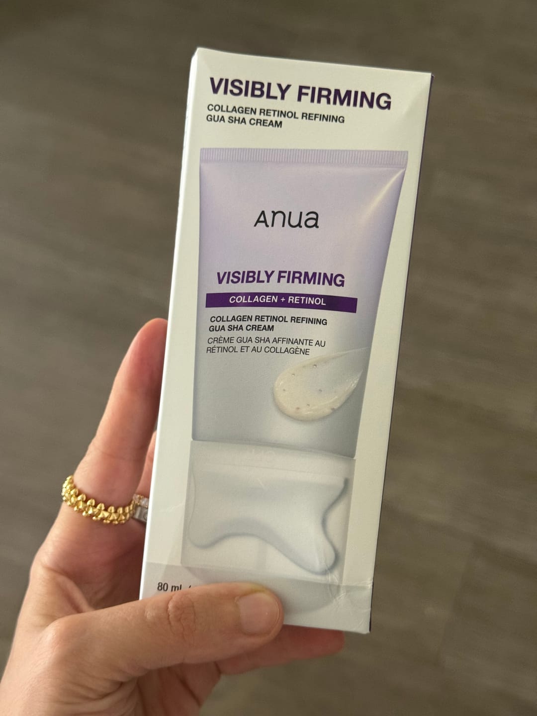 Customer photo review of Anua - Collagen Retinol Refining Gua Sha Cream 80ml