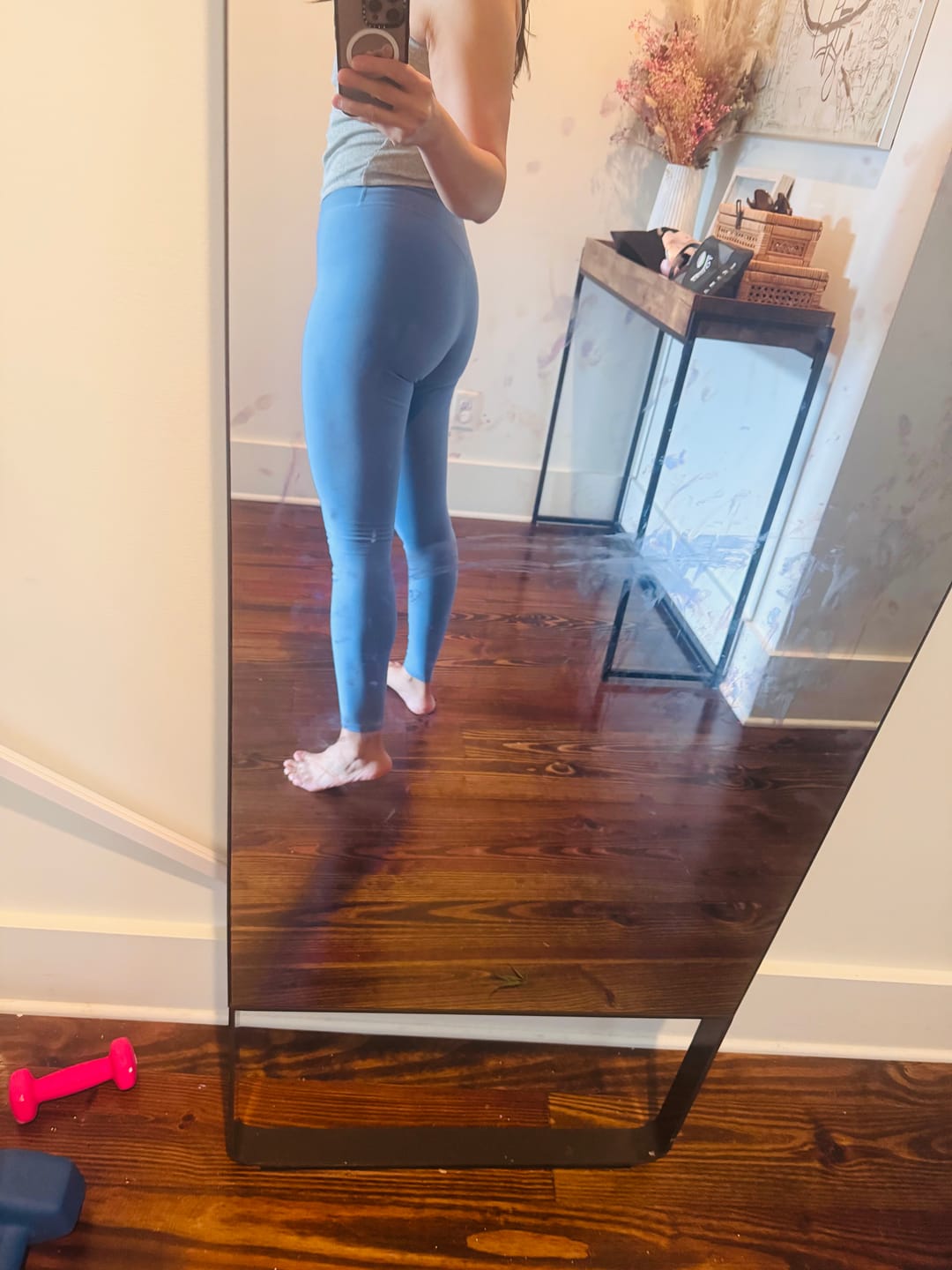 Customer photo review of The Essentials Legging / French-Blue