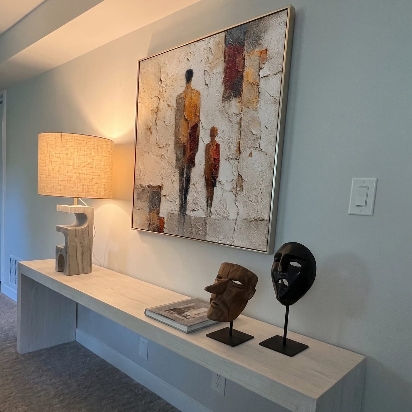 Customer photo review of Japandi Wall Art ｜ Silent-Kin-Spire-II