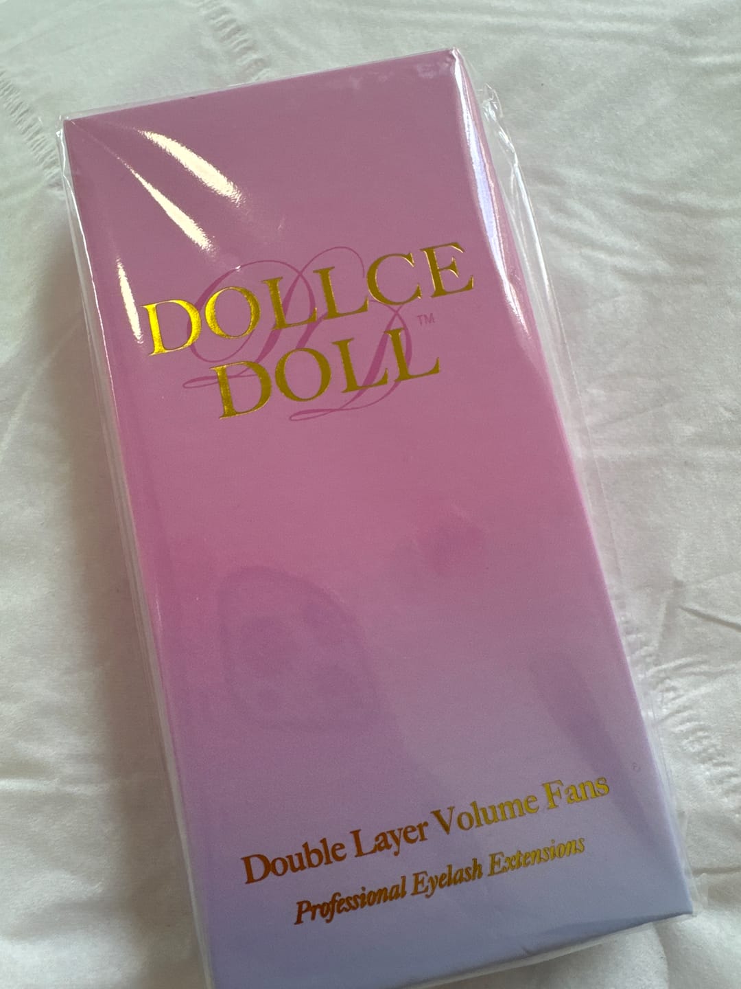Customer photo review of Double Layer Volume Premade Fans