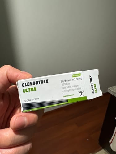 Customer photo review of CLENBUTREX ULTRA | Clembuterol 60mcg 50 tabs