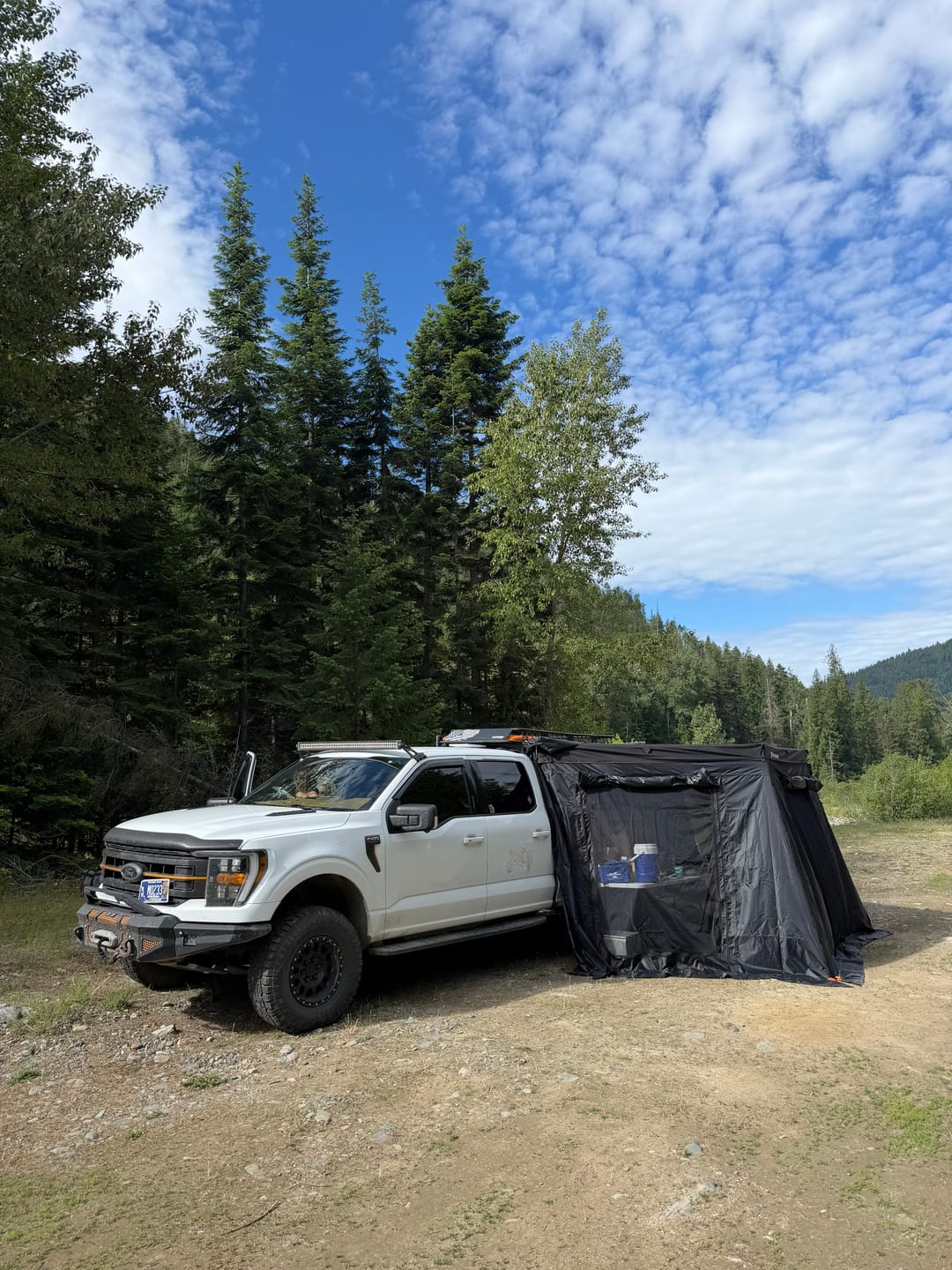 Customer photo review of OPENROAD  270 Free Standing Awning and Sidewalls with Trunk Sidewall
