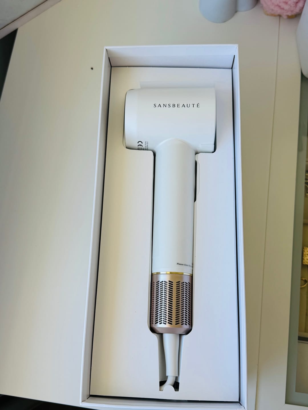 Customer photo review of SANSBEAUTÉ® FÖHN MET DIFFUSER
