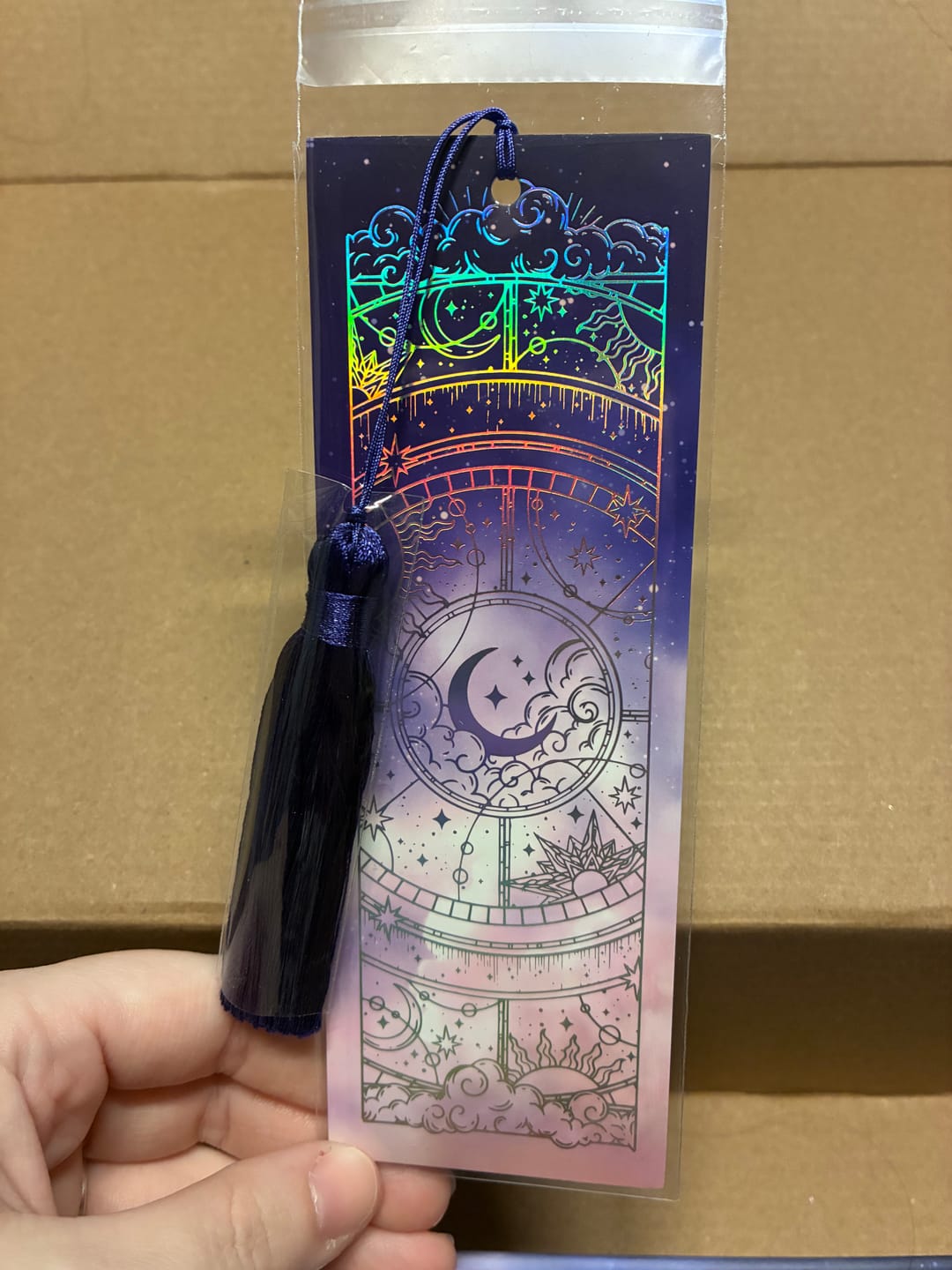 Customer photo review of Otherworldly Bookmark - Blue