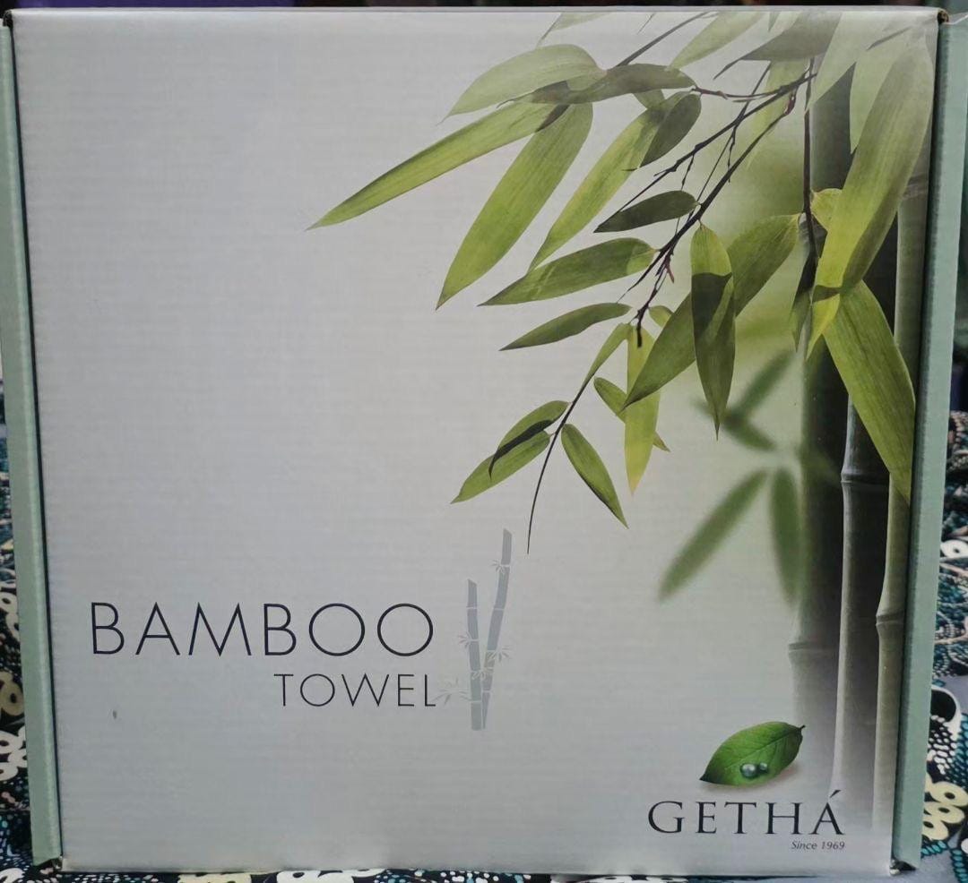 Customer photo review of Bamboo Bath Towel