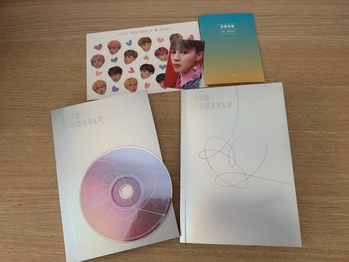 Customer photo review of BTS - REPACKAGE ALBUM LOVE YOURSELF 結 ANSWER