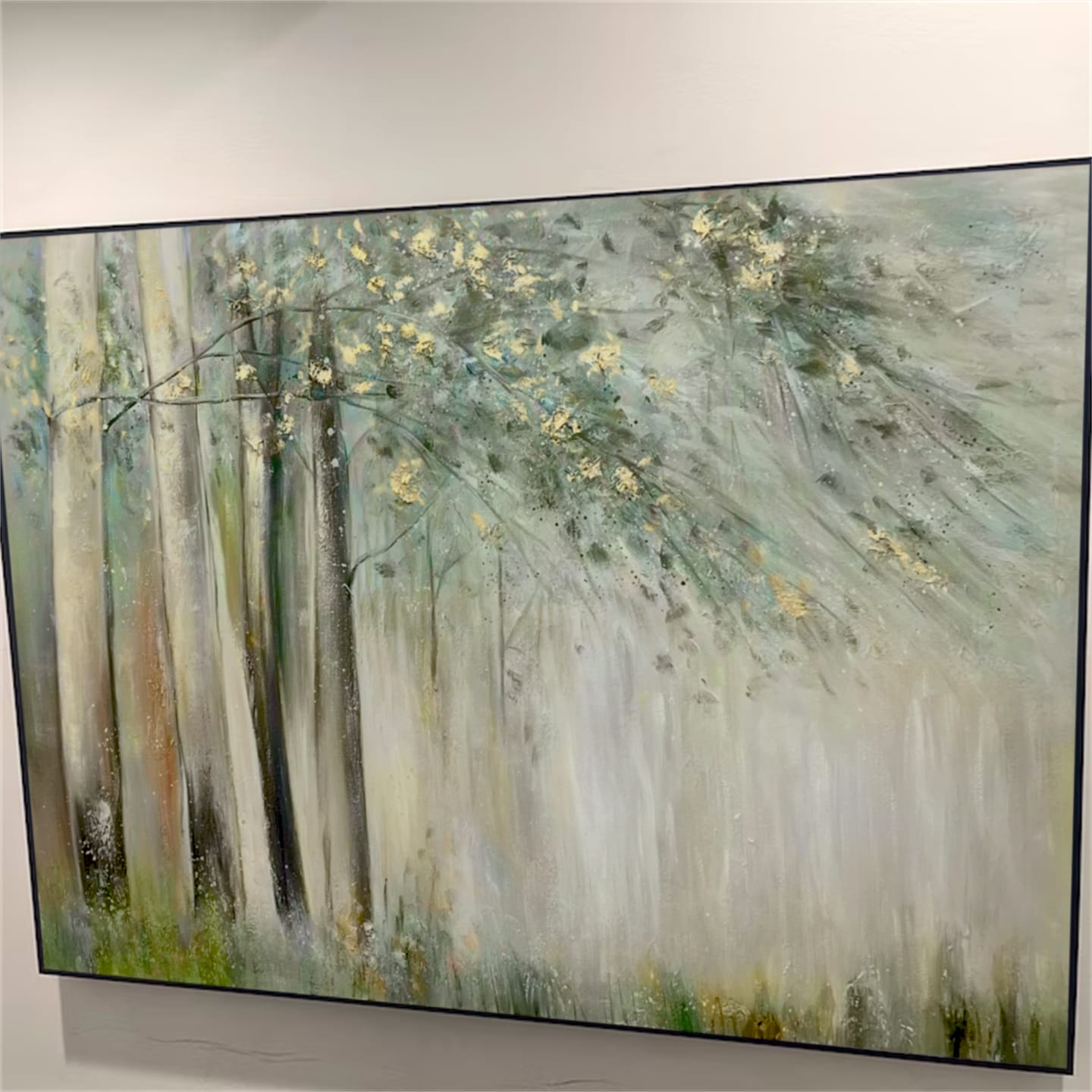 Customer photo review of Tree Textured Painting Canvas #TP027