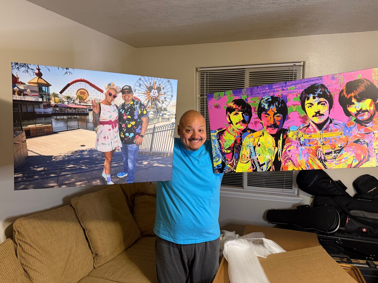 Customer photo review of Create Your Own Legendary Wall Art