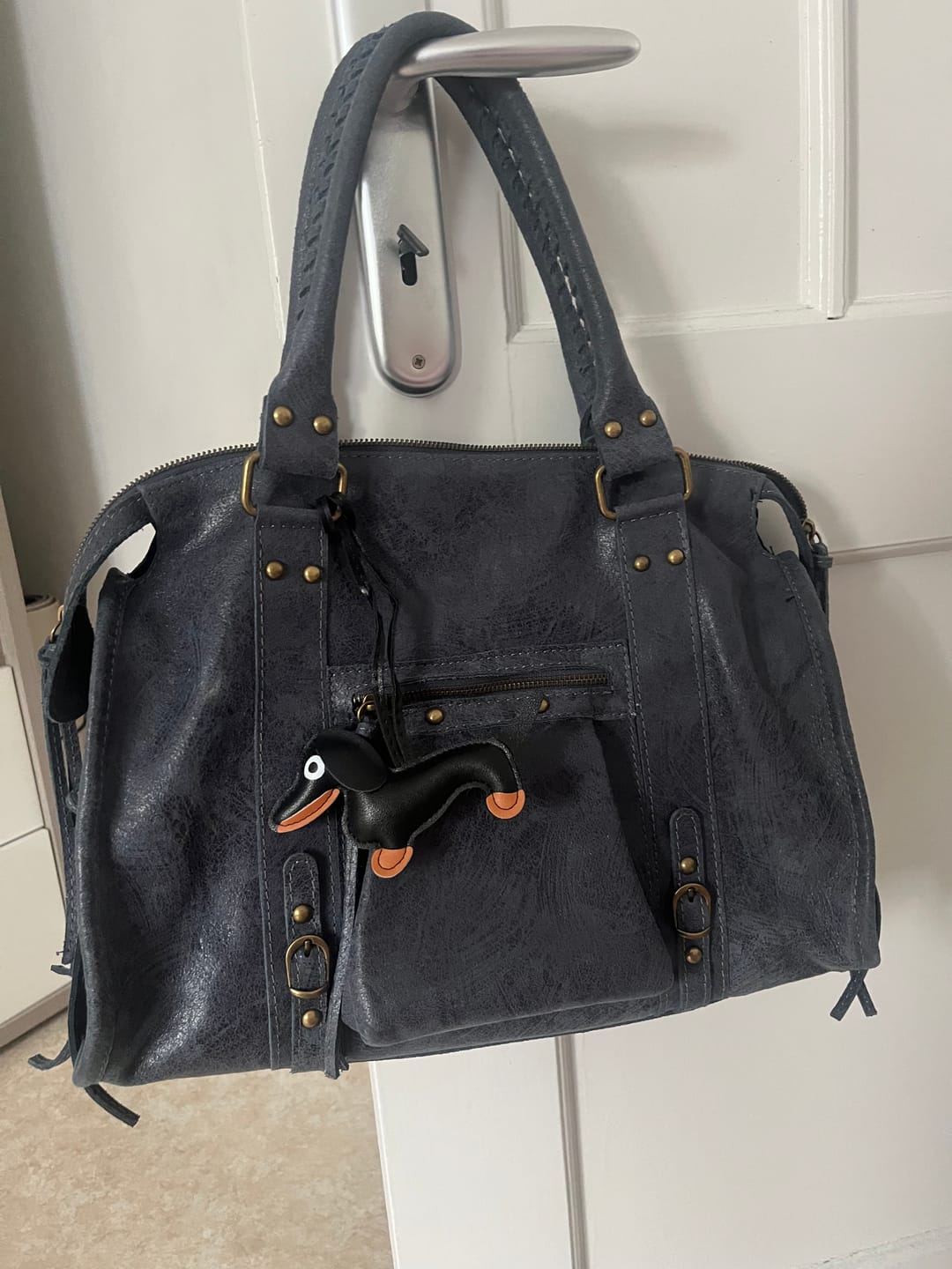 Customer photo review of It girl bag vintage blue