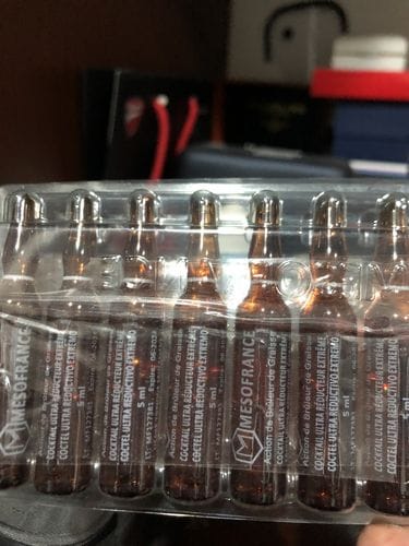 Customer photo review of COCTEL ULTRA REDUCTIVO EXTREMO | Mesoterapia