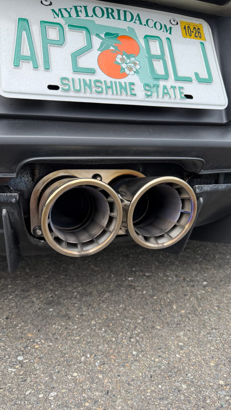 Customer photo review of 992 GT3/RS Titanium Vented Tips