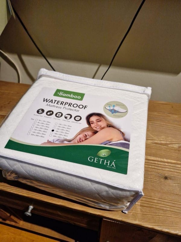 Customer photo review of Bamboo Waterproof Mattress Protector