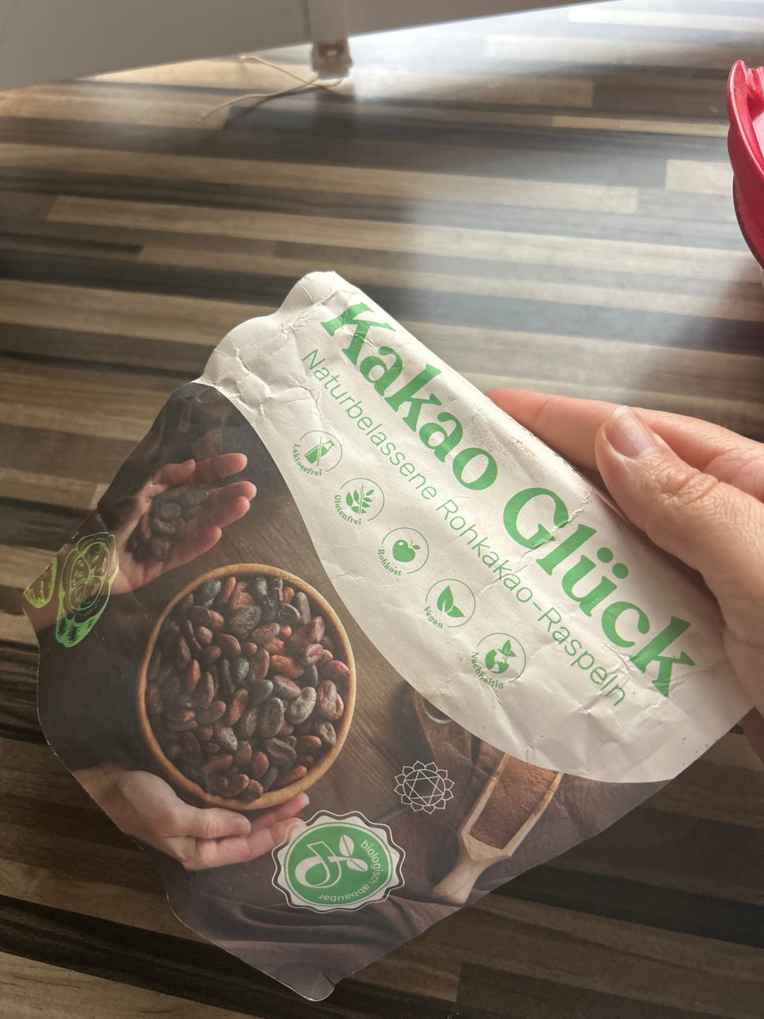 Customer photo review of Bio Kakao Glück (100% Bio Roh Kakao) - 250g