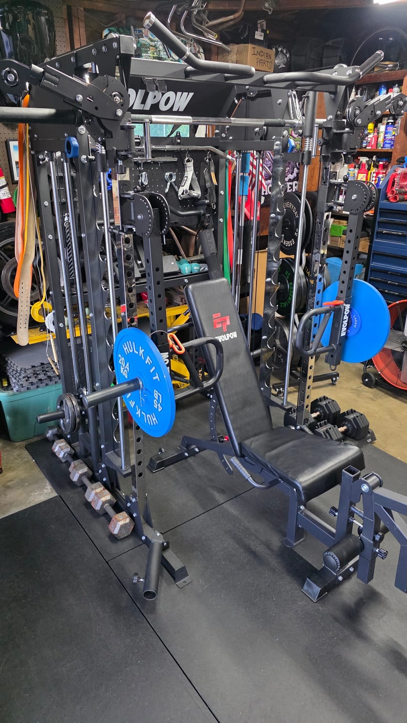 Customer photo review of EVOLPOW M2B Pro Brute All-In-One Smith Machine Home Gym