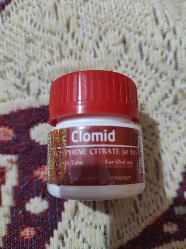 Customer photo review of CLOMID | Clomifeno Citrato 50mg 50 tabs