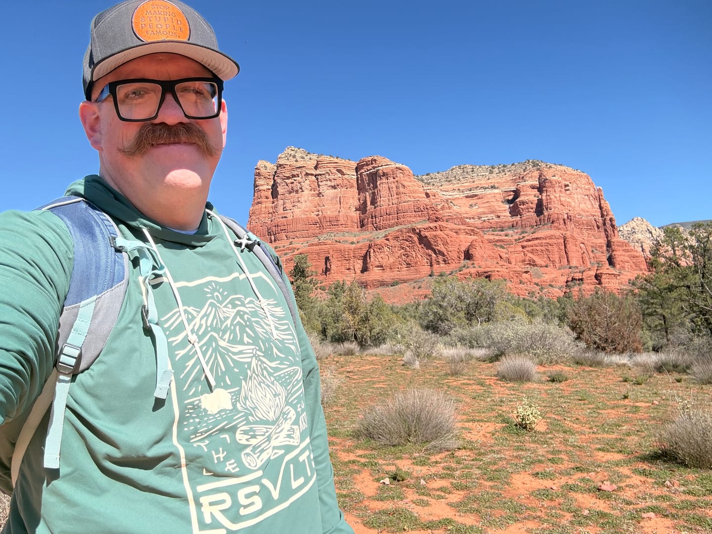 Customer photo review of RSVLTS MTNS (Alpine Green) – Performance Hoodie