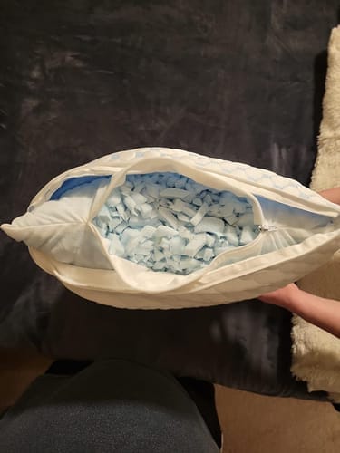 Customer photo review of ComfortPillow 2.0 – Den justerbara huvudkudden