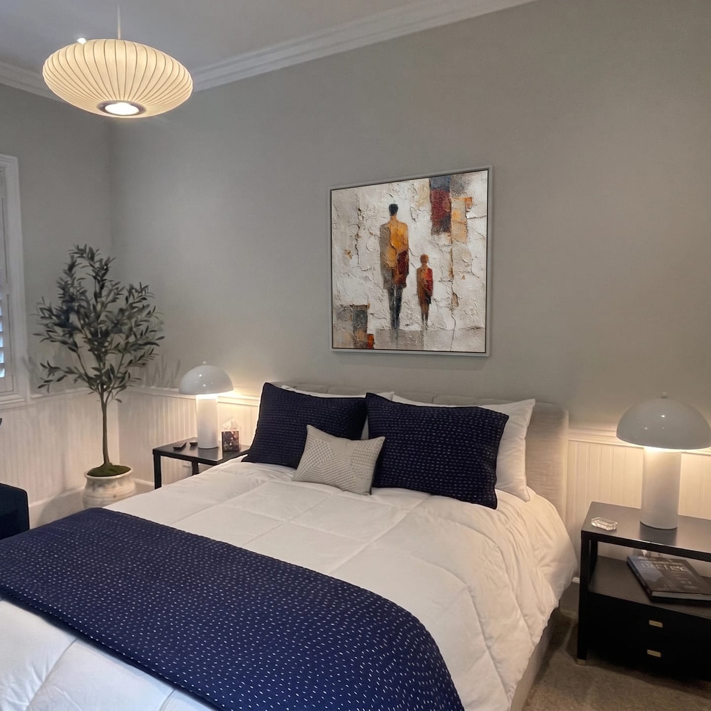 Customer photo review of Japandi Wall Art ｜ Silent-Kin-Spire-II