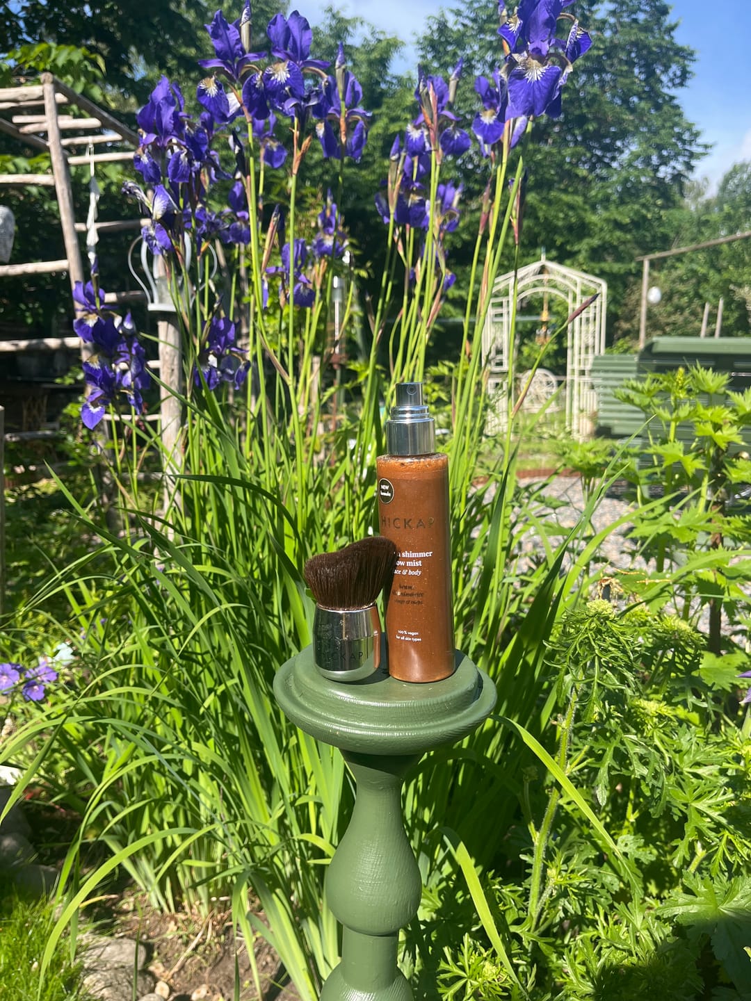 Customer photo review of Golden Shimmer Glow Mist - Face & Body