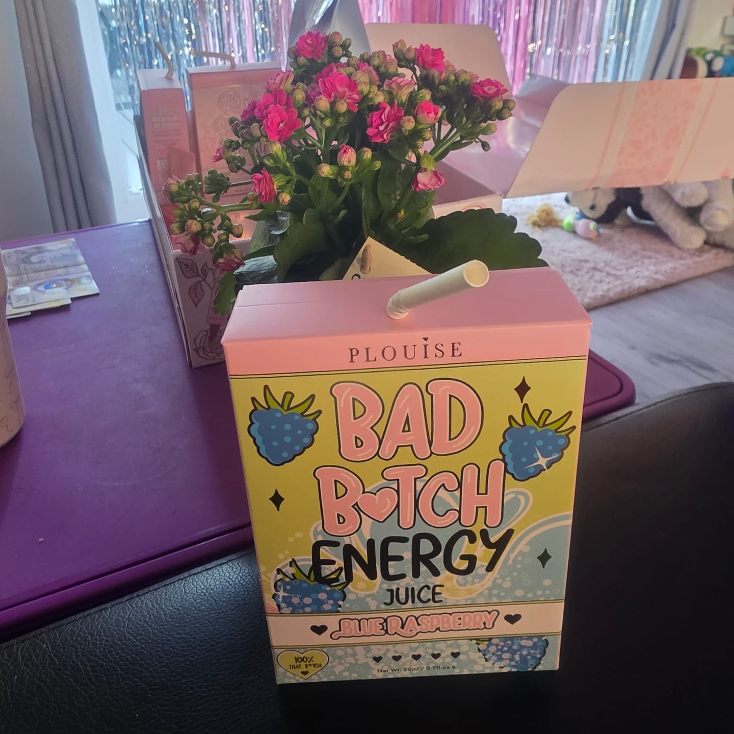Customer photo review of Bad Bitch Energy Lip Conditioner & Lip Oil Duo