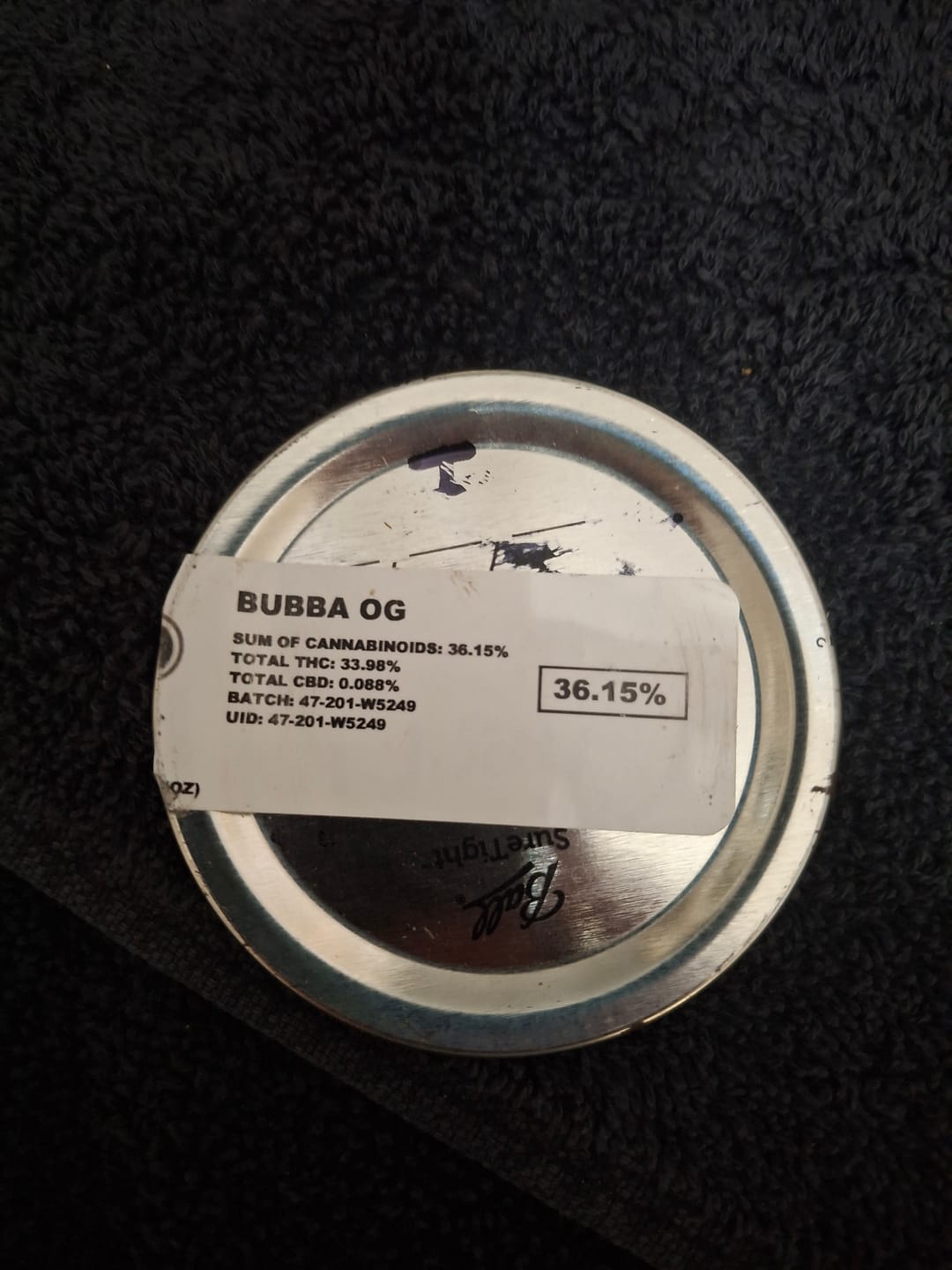 Customer photo review of Bubba OG - 28 Grams - Indica