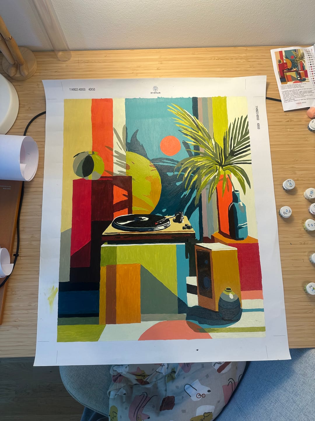 Customer photo review of Audio corner | Paint by Number