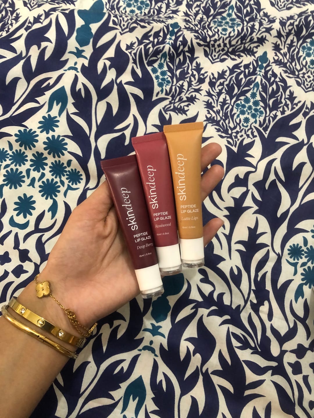 Customer photo review of » Peptide Lip Glaze (100% off)