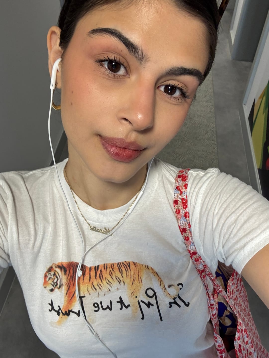 Customer photo review of tiger baby tee