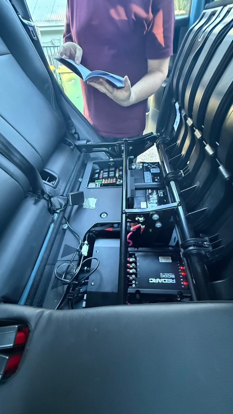 Customer photo review of Ineos Grenadier OMEGA Dual Battery System