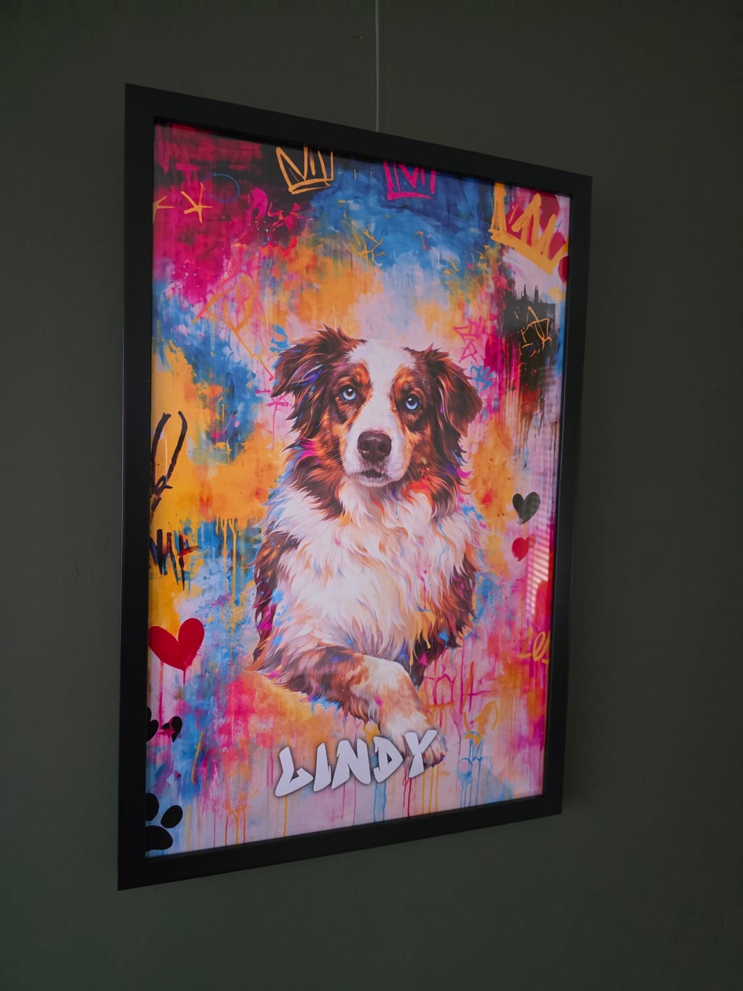 Customer photo review of Graffiti - Gepersonaliseerde Poster