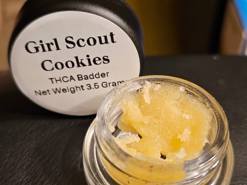 Customer photo review of Girl Scout Cookies | THCA Badder