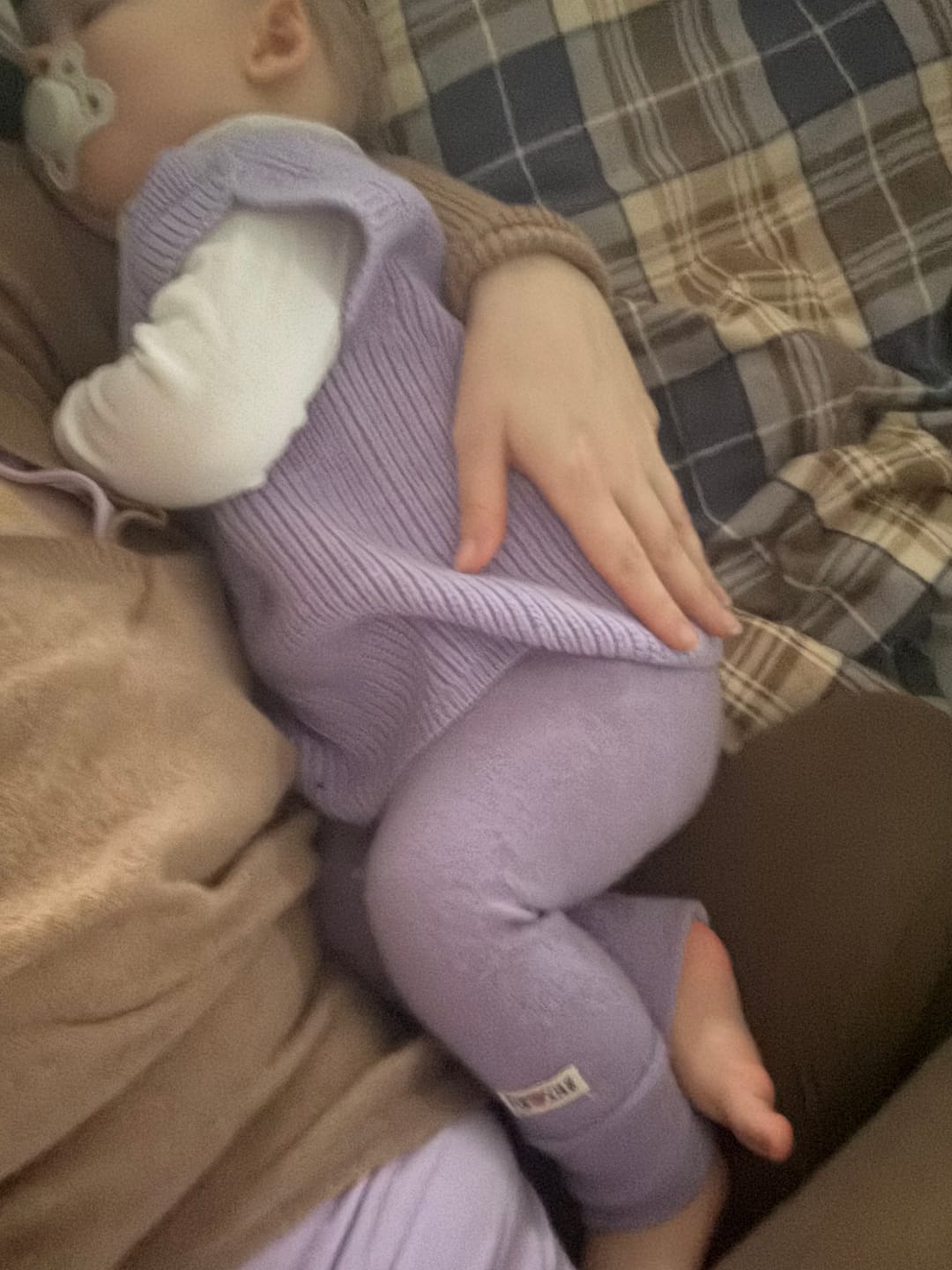 Customer photo review of Upcycling Schmale Kaschmirhose Glockenblume