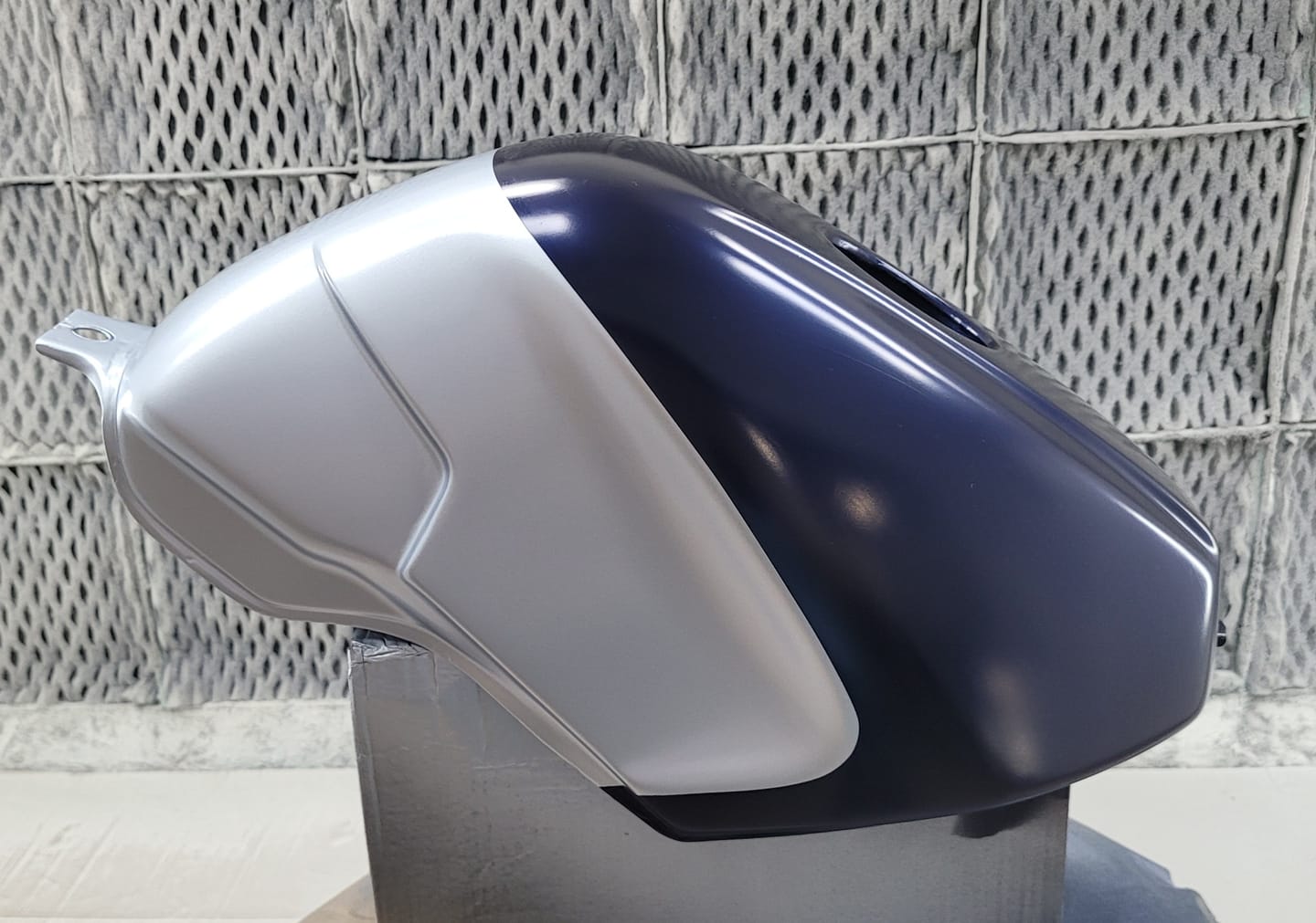 Customer photo review of HONDA MOTORCYCLE CANDY WAVE BLUE P. PB161CU | OEMatch Automotive Basecoat