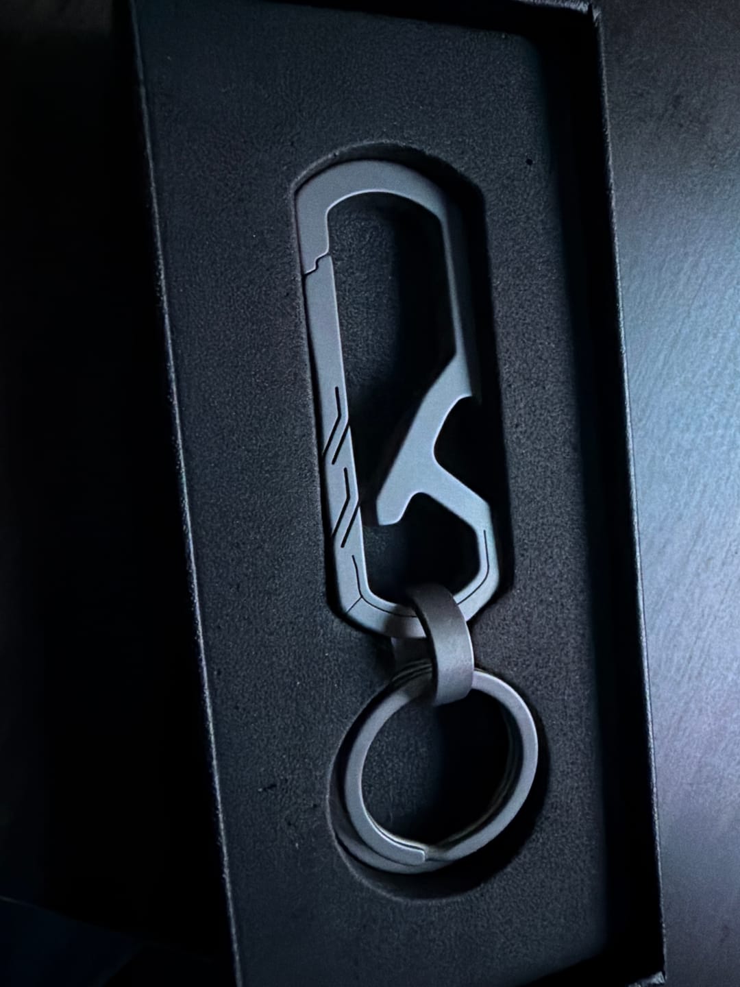 Customer photo review of 80Eighty® Titanium Keychain Clip