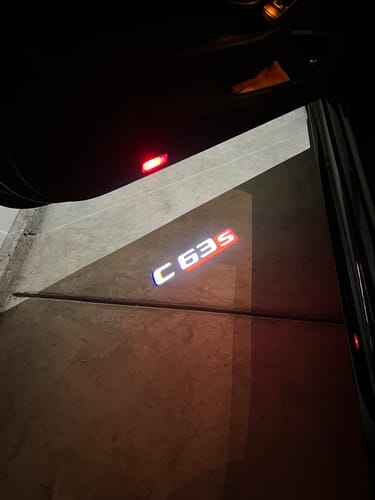 Customer photo review of MERCEDES DOOR LIGHTS