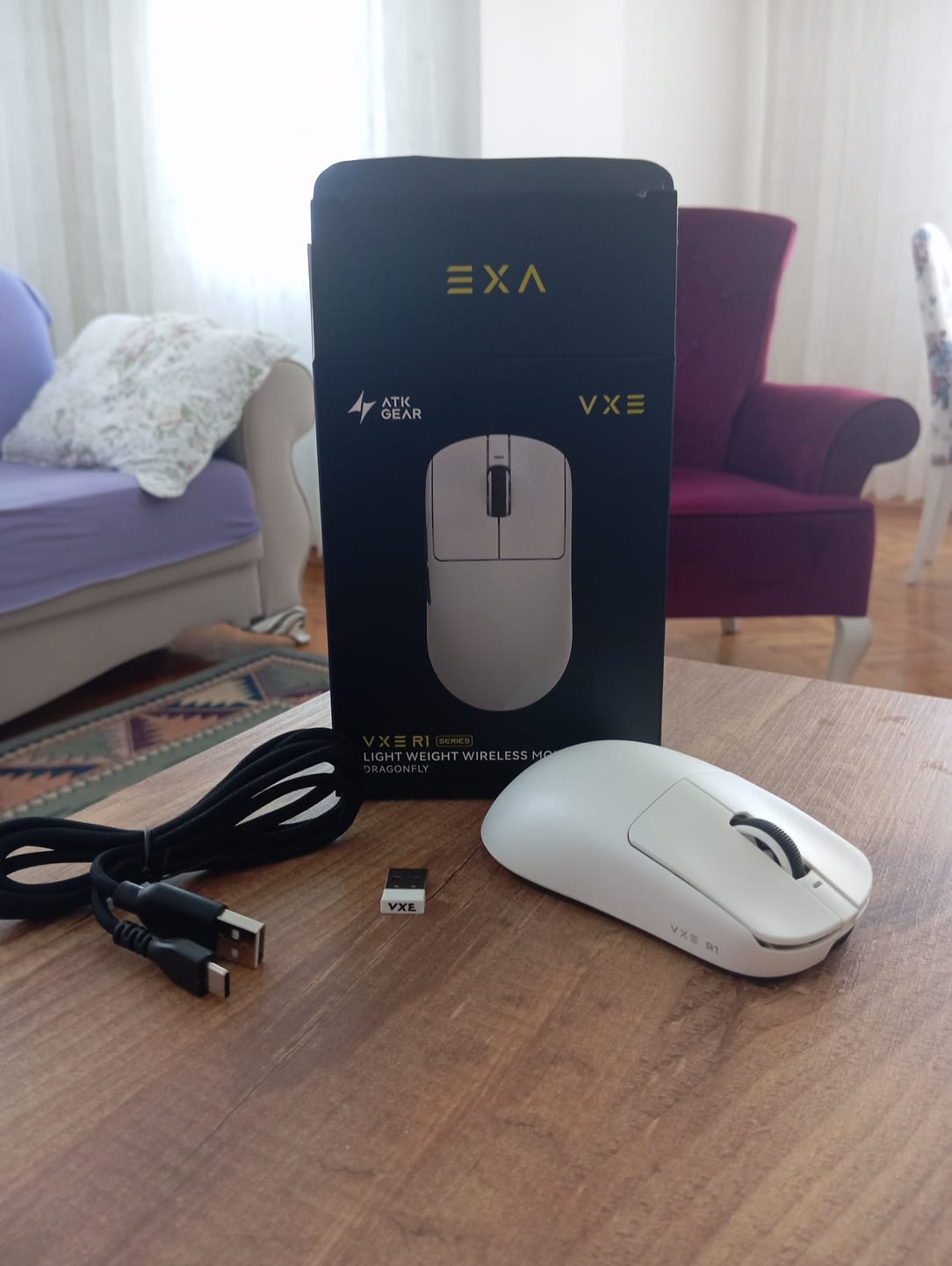 Customer photo review of VXE Dragonfly R1 Wireless Mouse