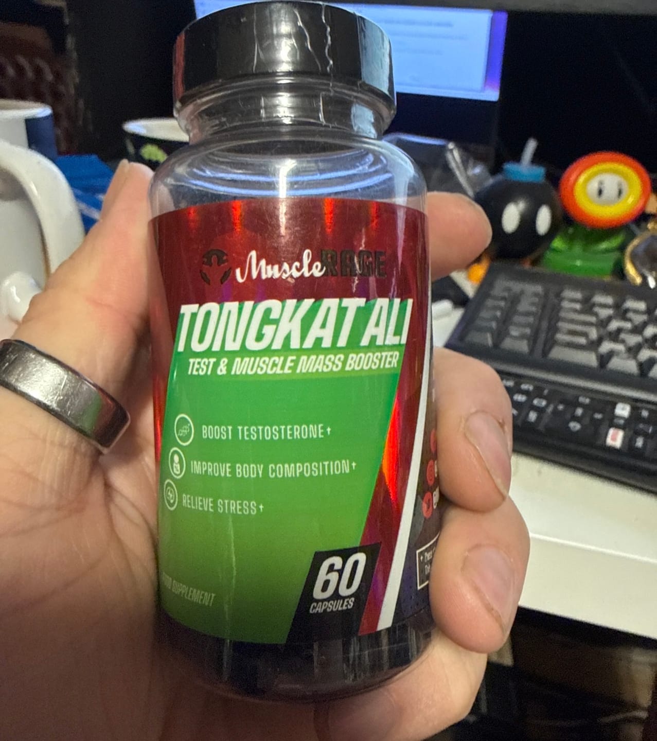 Customer photo review of Tongkat Ali Muscle Rage 60 kapslar