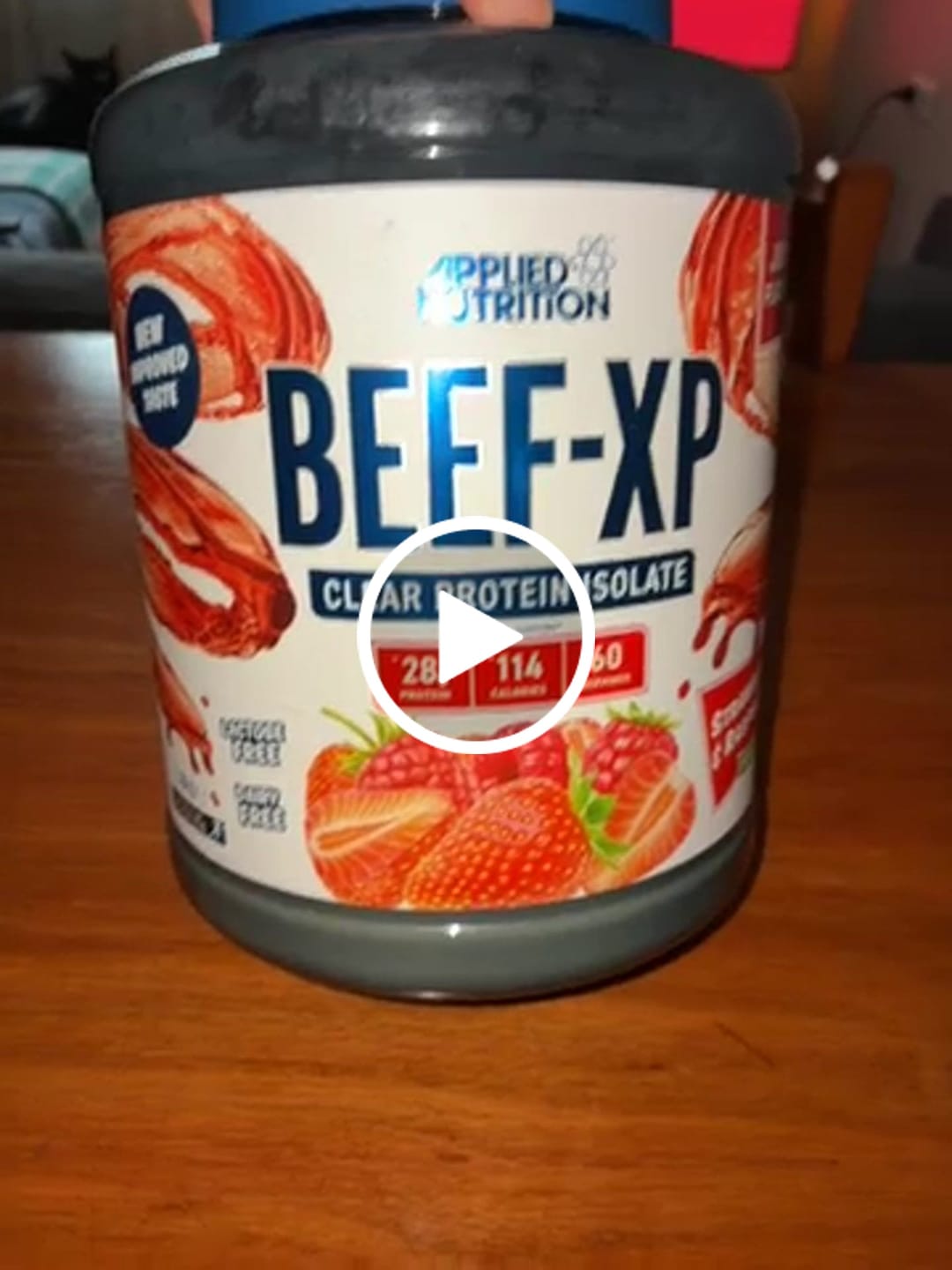 Customer video review of Beef-XP Protein 4 lbs - Applied Nutrition