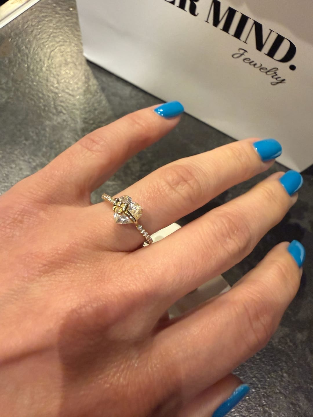 Customer photo review of Heart Promise Ring