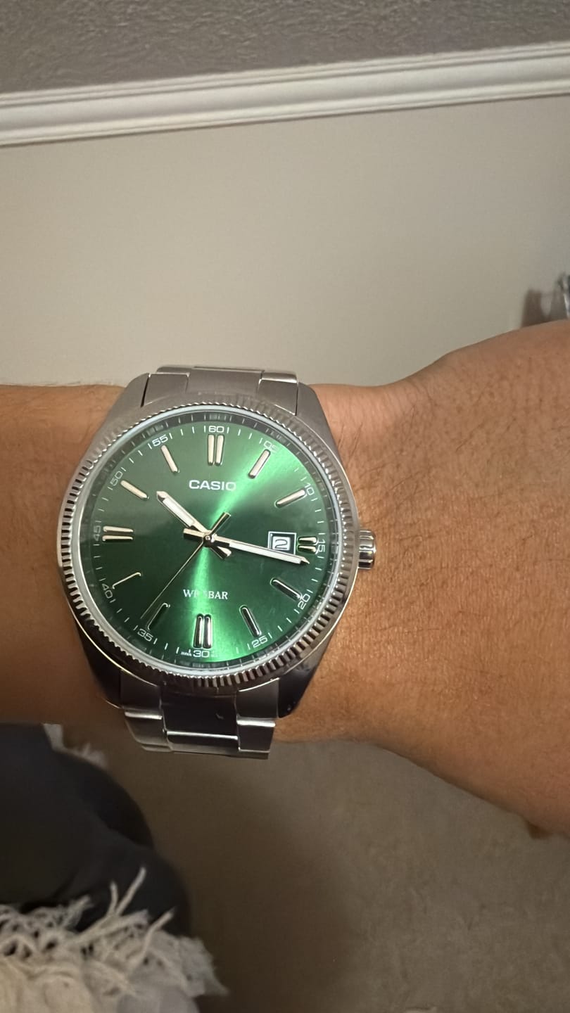 Customer photo review of Reloj Casio Análogo MTP-1302D-3AJF Verde 38,5mm JDM