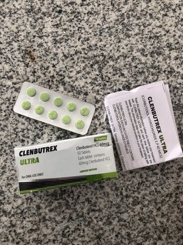 Customer photo review of CLENBUTREX ULTRA | Clembuterol 60mcg 50 tabs
