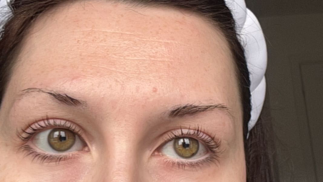 Customer photo review of Eyebrow Growth Serum